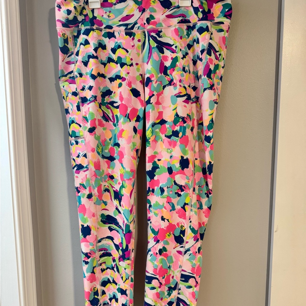 🌴 Lilly Pulitzer Luxletic Leggings, EUC, XL